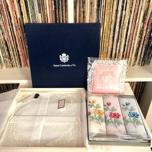 Vintage lace handkerchiefs